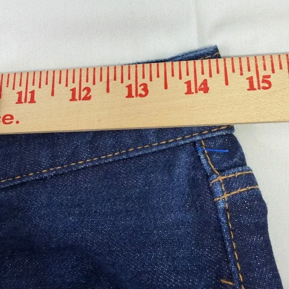 Levi's Made & Crafted Mens 501 Original Selvedge Jeans Big E Dark Wash 28x 34 - Picture 16 of 16